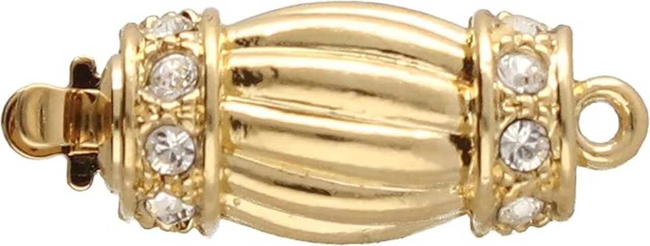 The Beadsmith Push Pull Slide Clasp – Elegant Elements – Strand Designs – Component to Finish or Connect Bracelets, Necklaces and DIY Handmade Jewelry